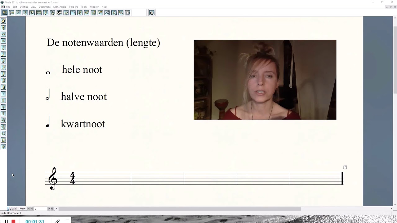 2a - muziektheorie - lengte en maat uitleg