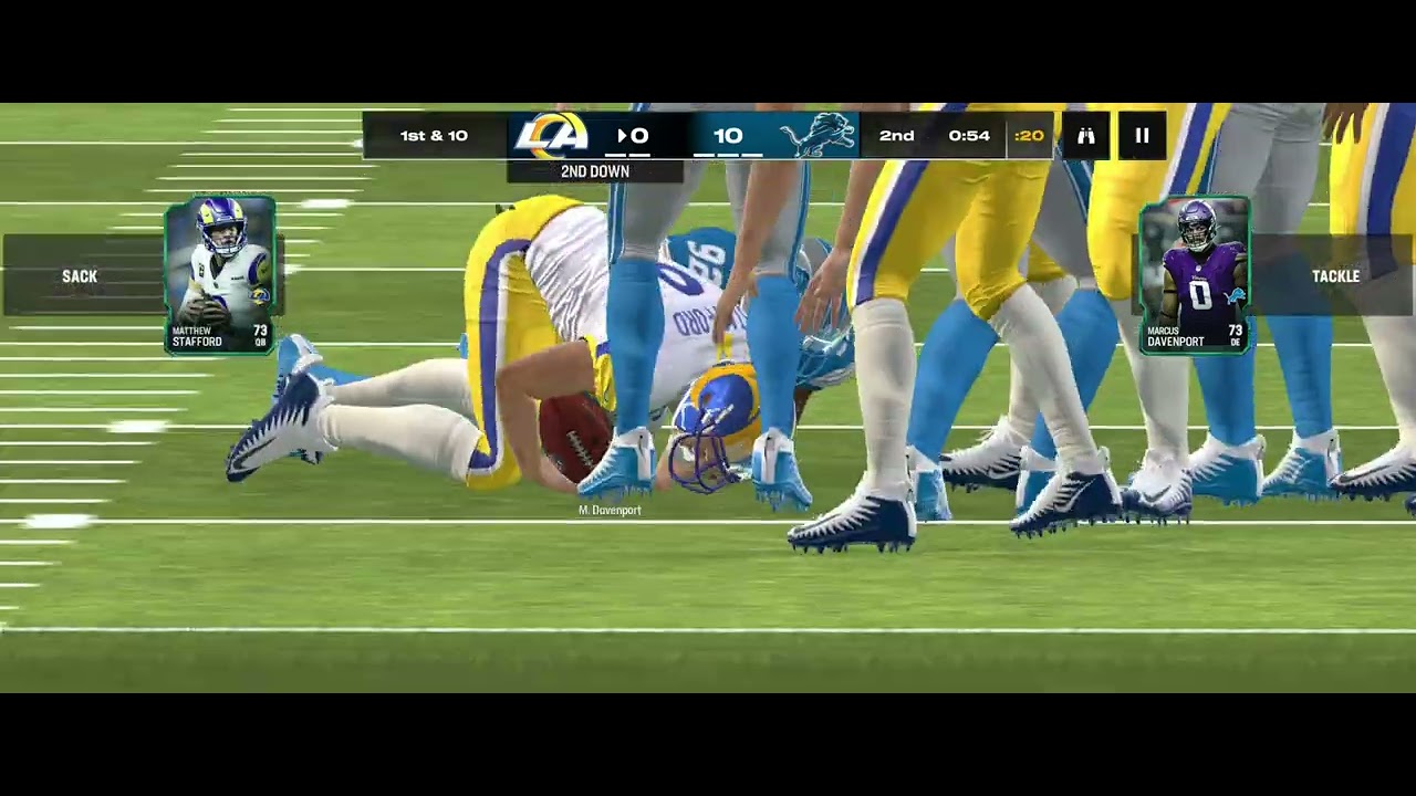 Motorola RAZR 40 -  Madden NFL 25 -  RAMS VS DETROIT LIONS