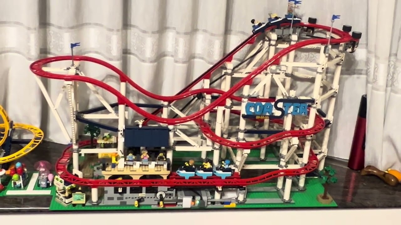 LEGO樂高摩天輪及兩個雲霄飛車￼