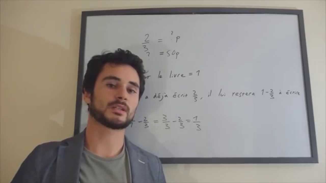 Les fractions (9) CORRECTION NIVEAU FORT : résoudre des problèmes avec des fractions