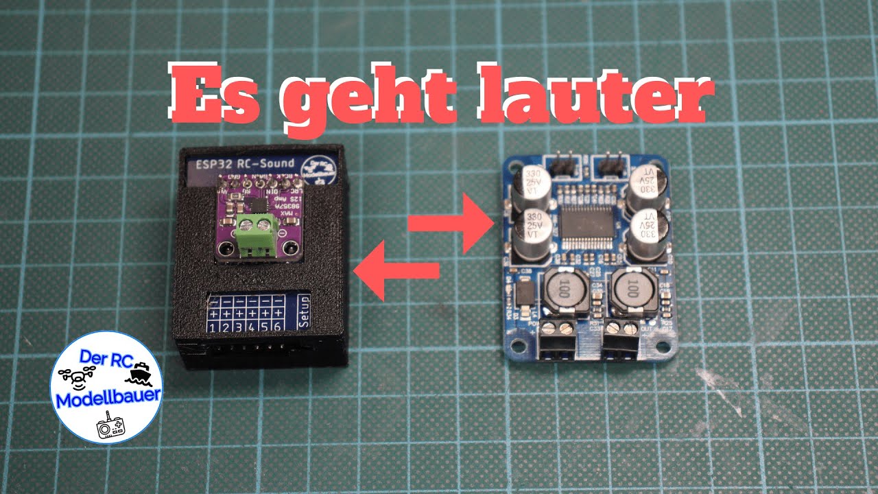 ESP32 RC Sound mit externen Verstärker (5) 🔊