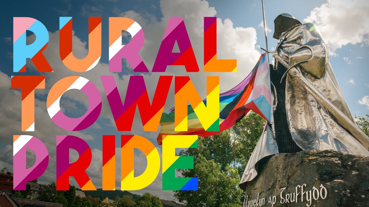Pride in a rural town | Llandovery Wales 1st pride event | LGBTQ+ Pride 2023