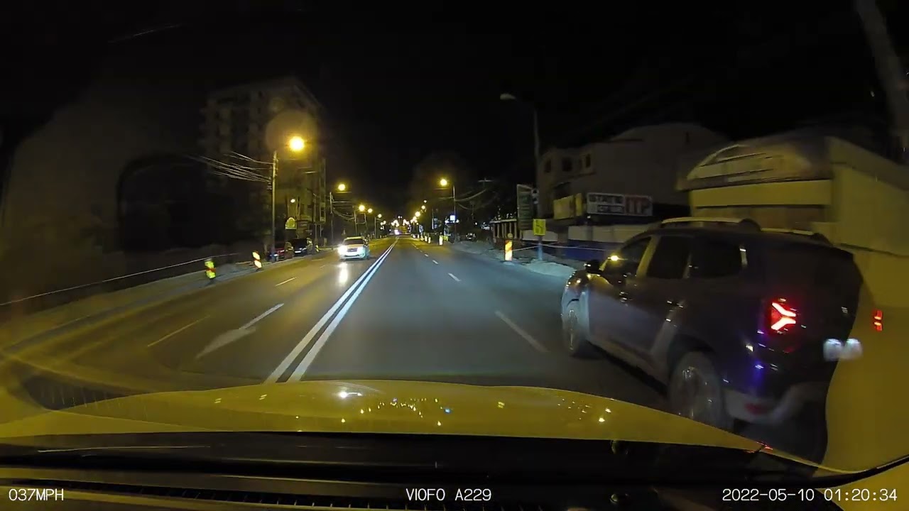 Viofo A229 test night 1 no CPL beta firmware V1.0