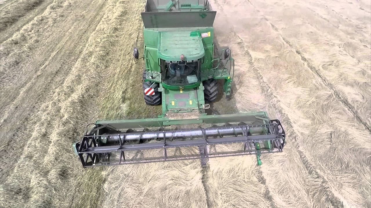 Graszaad Combinen met John Deere
