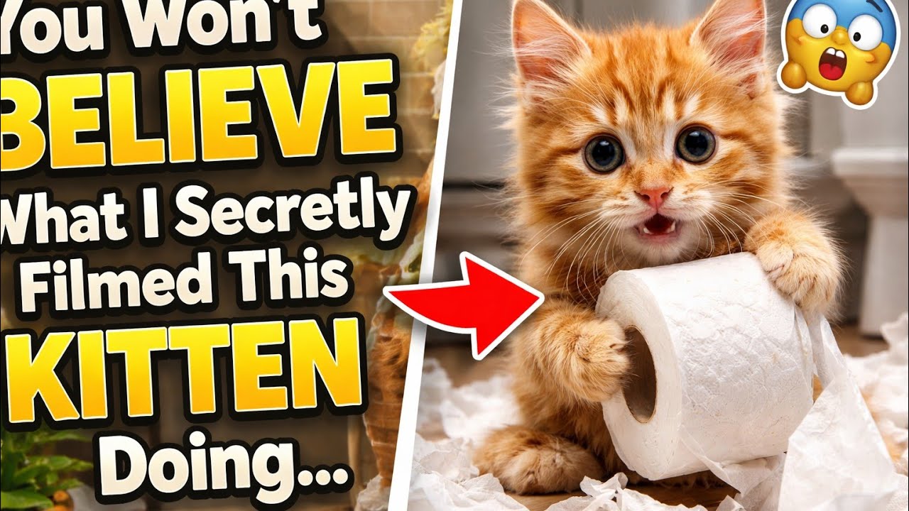 Won't BELIEVE what I SECRETLY FILMED this love cat doing 😻🎥 CAT LIFE 🐈 