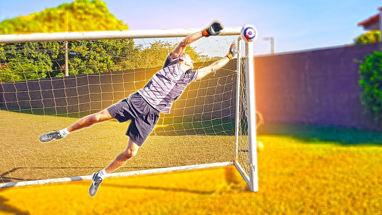 JOGUEI NO GOL COM A LUVA NOVA DO CR7 * MITO OU FRANGUEIRO? *