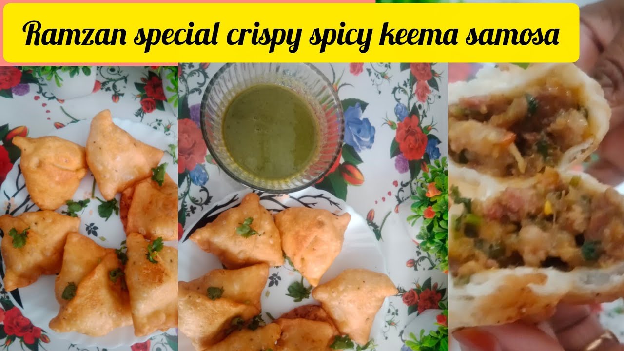 Ramadan Special crispy & Spicy keema samosa 👌🏻😋👍🏻