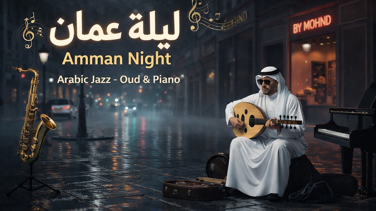 ليلة عمّان | Amman Night (جاز عربي – عود وبيانو | Arabic Jazz – Oud & Piano)
