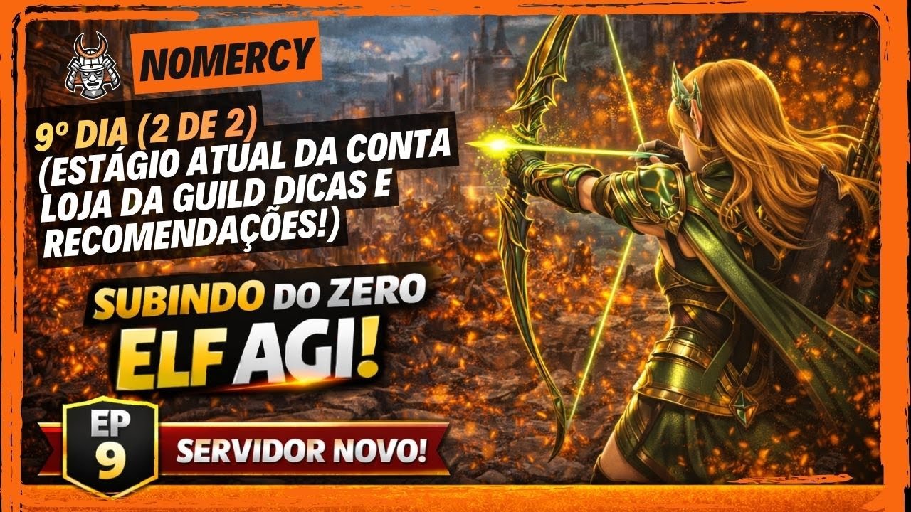 🔥MU DARK EPOCH: UPANDO DO ZERO NO SERVIDOR NOVO GORGON 11 | ELF AGI — 9º DIA (2 DE 2)!