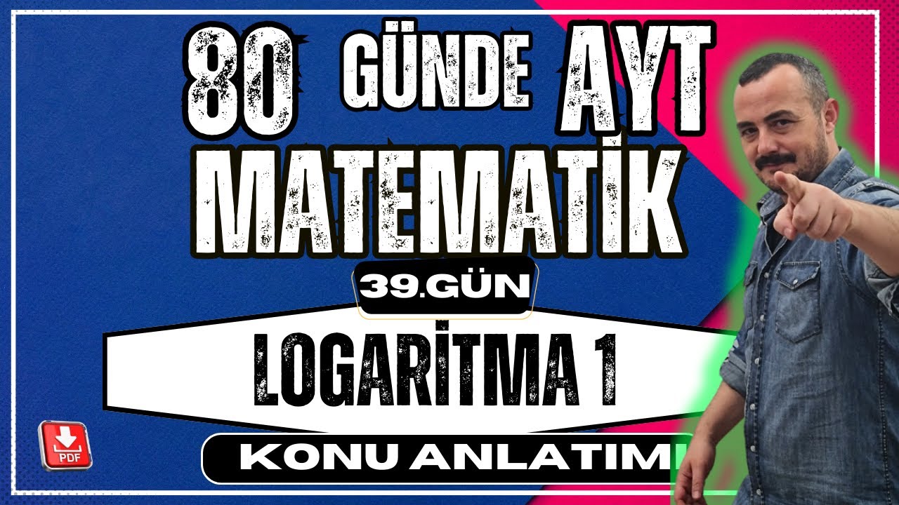 🟥Logaritma 1 ✅  Üstel Fonksiyon|80 Günde AYT Matematik | AYT Matematik Kampı