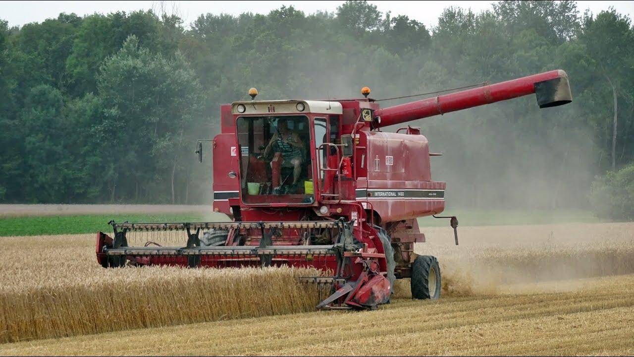 Moisson 2016 avec une Case ih axial1460