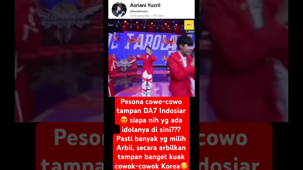 Pesona cowo-cowo tampan DA7 Indosiar 