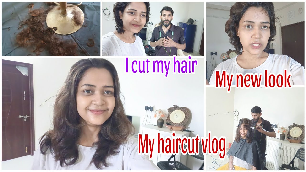 My haircut vlog || My new look 💇