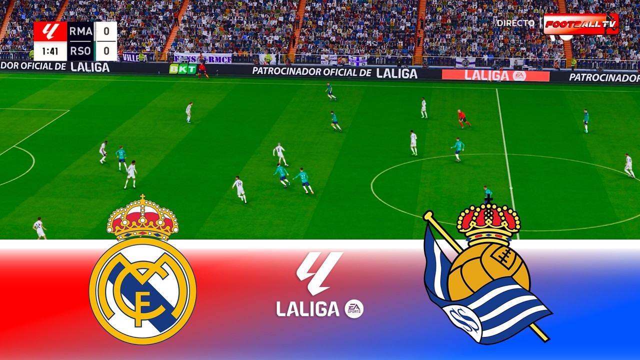 Real Madrid vs Real Sociedad - La Liga EA Sports 2026 | Full Match All Goals | Pes 21 Gameplay