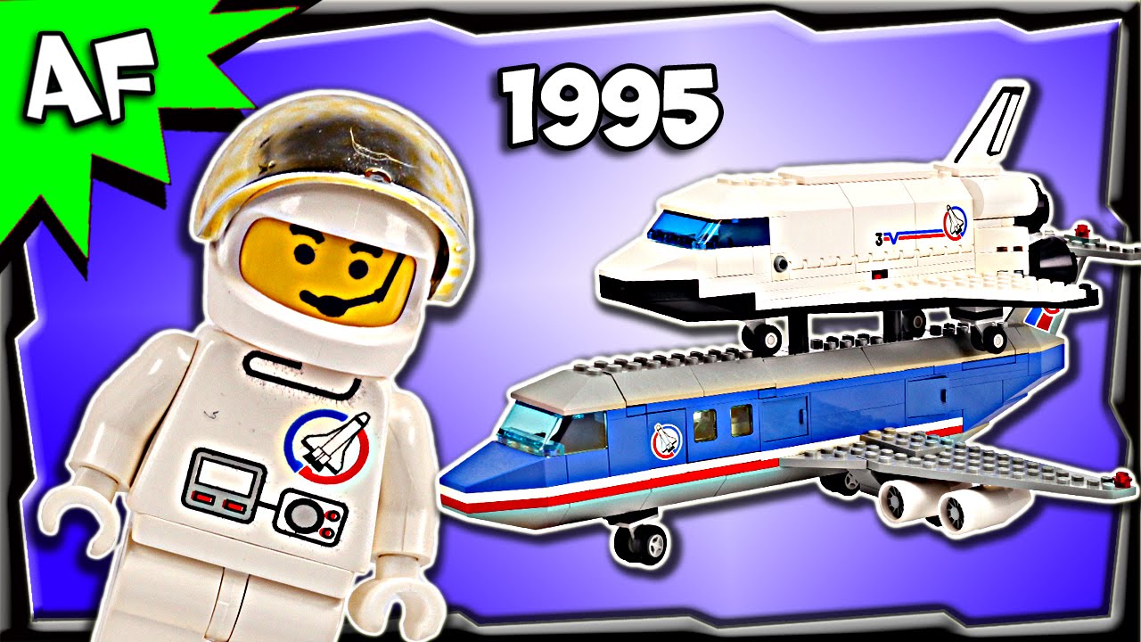 Classic Lego 1995: Town Shuttle Transcon 2 - 6544 Stop Motion Build Review