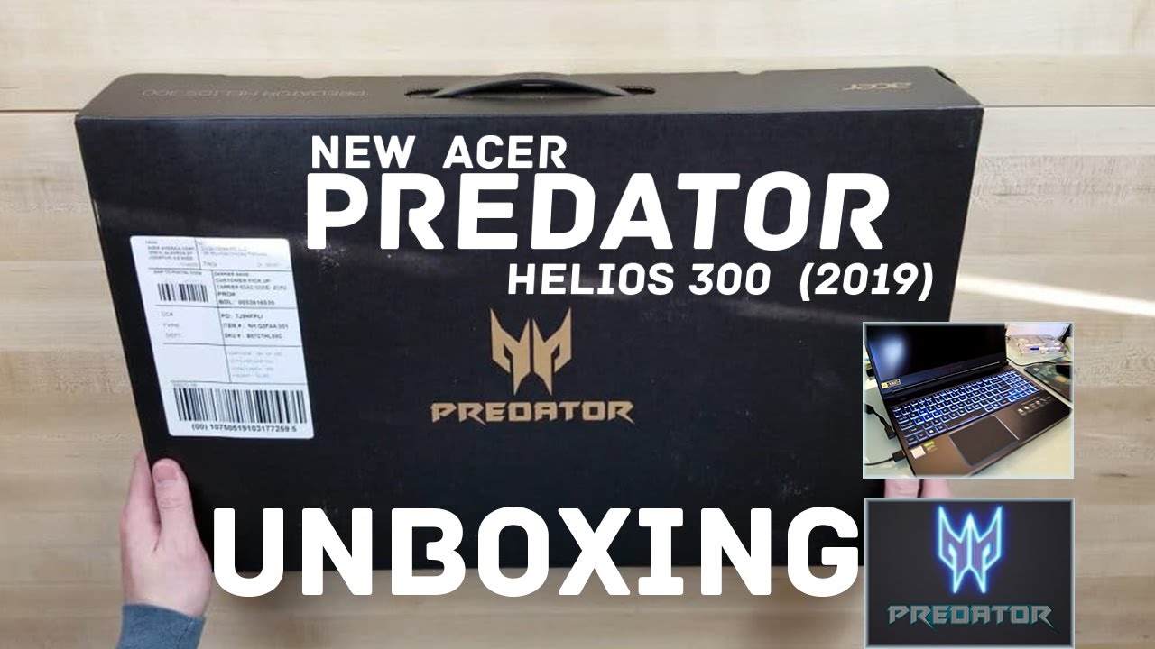 NEW Acer Helios 300 2019 | Unboxing and First Impressions