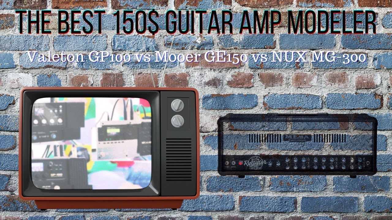 NUX MG300 vs Mooer GE150 vs Valeton GP100 | Metal Tone Comparison (Mesa Boogie Rectifier Model)