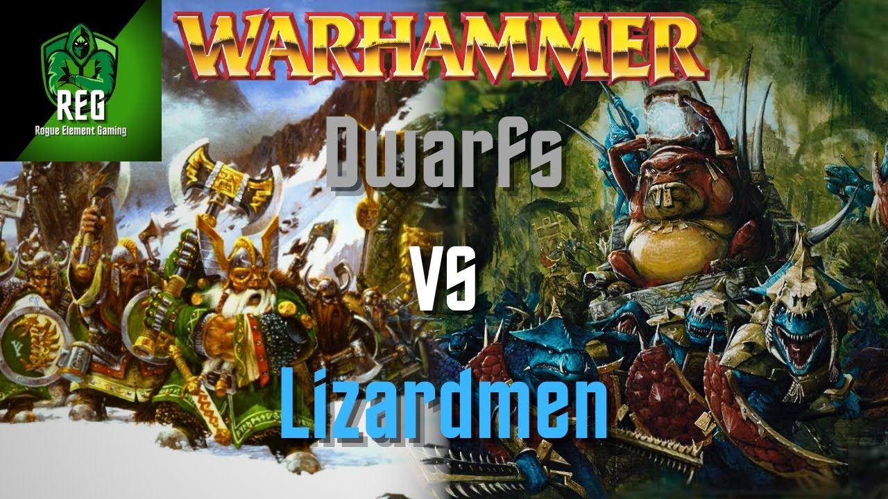 Warhammer Fantasy 6th Edition Battle Report | Dwarfs vs Lizardmen