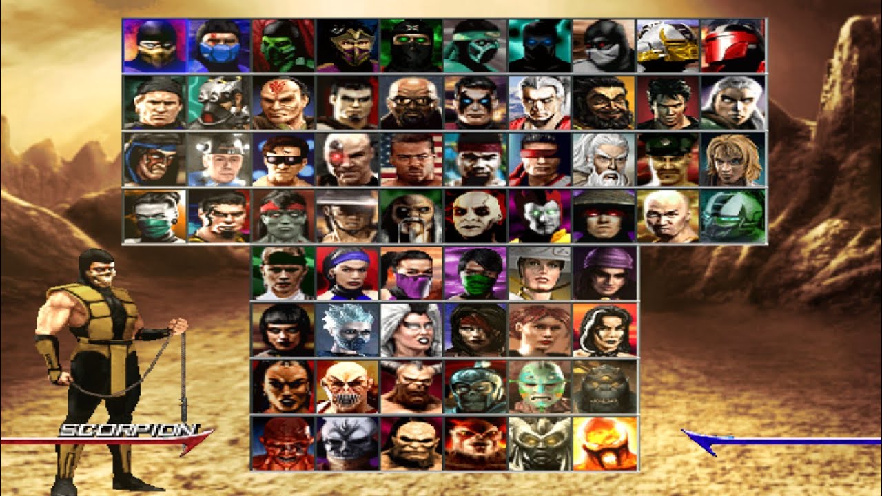 Mortal Kombat Armageddon (MUGEN) Scorpion Arcade Ladder 