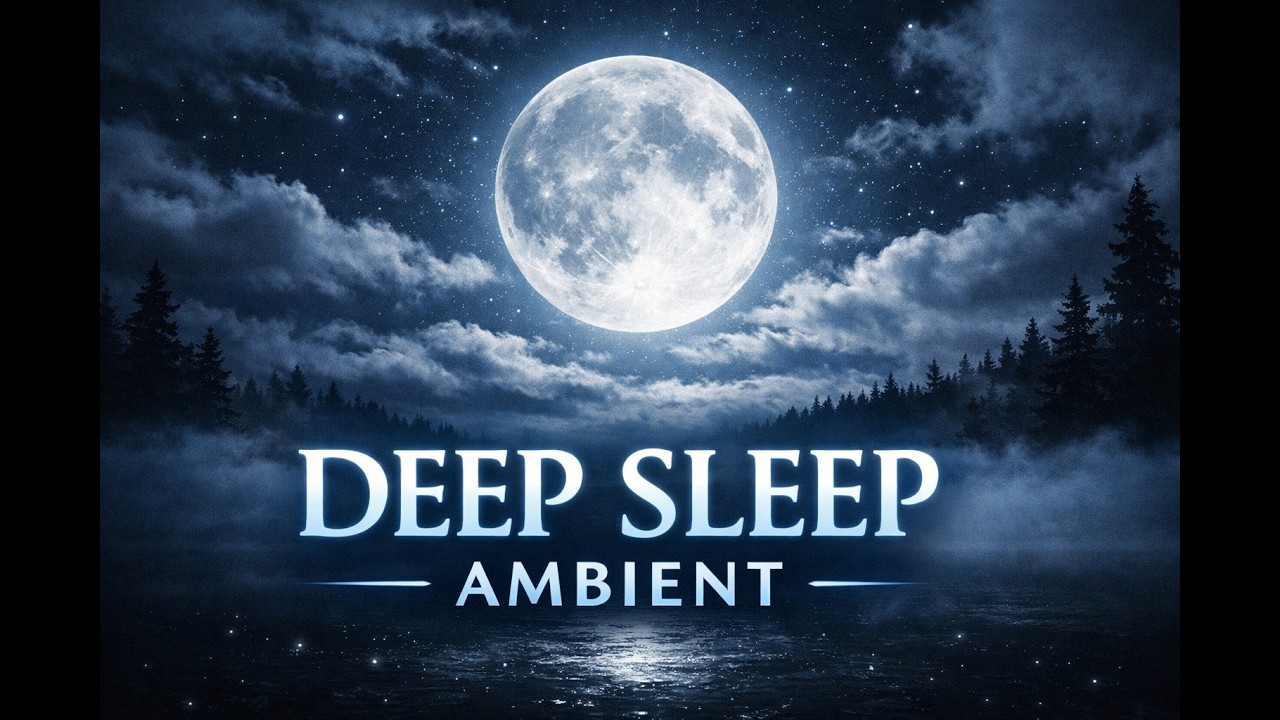 Dark Ambient Music for Deep Sleep 🌙 Moonlit Night Soundscape 2 Hours