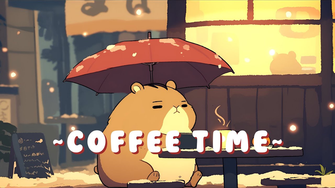 Capybara Chill Station - Cozy Beats for Relaxation ~ Sweet Dreams ~ 🦫 🎮 ☕ | High Quality