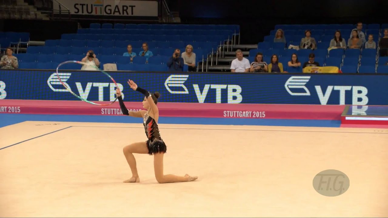 Sabina ASHIRBAYEVA (KAZ) 2015 Rhythmic Worlds Stuttgart - Qualifications Hoop