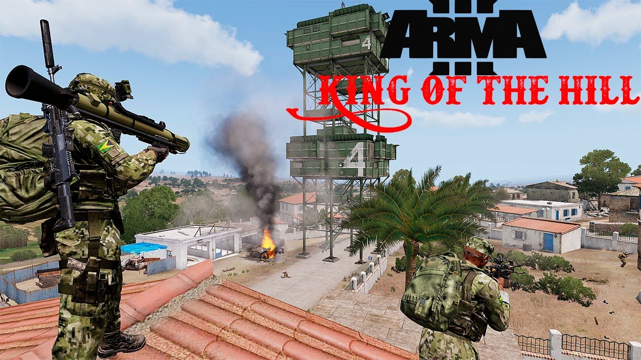 ARMA 3 - KING OF THE HILL - SÓ RAJADA DE 7.62