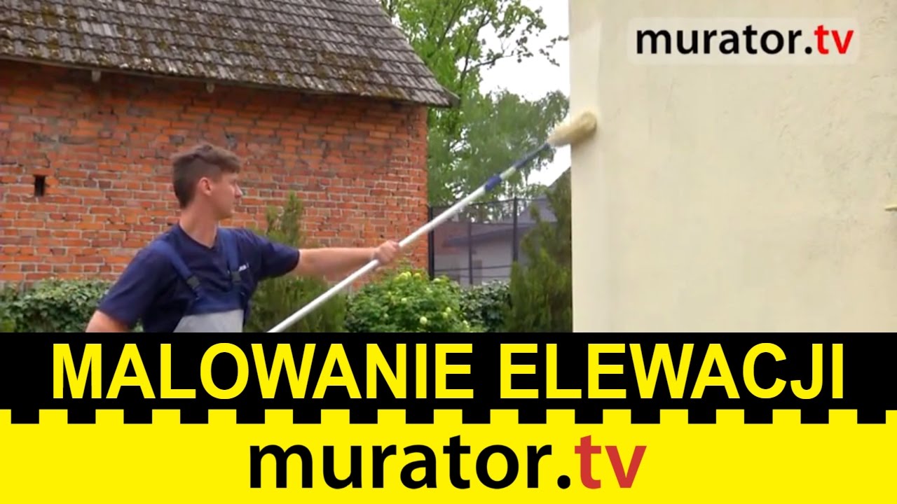 Malowanie elewacji farbą akrylową