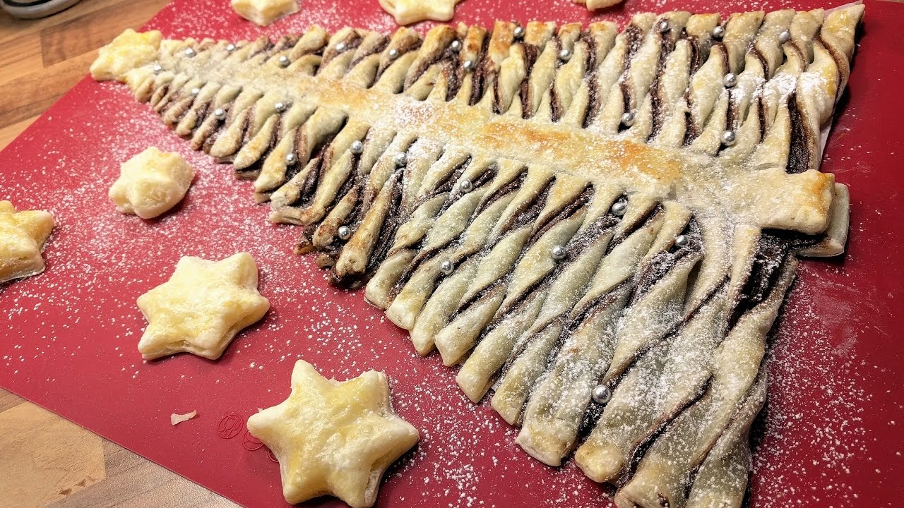 Árbol de Navidad de Hojaldre y Nutella 🎅⭐🎄  #CocinaNavideñaconGemma