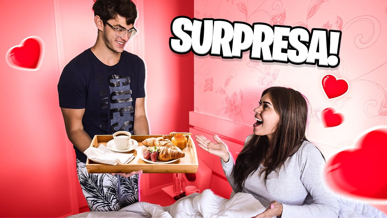 MEU NAMORADO FEZ UM CAFÉ DA MANHÃ ROMÂNTICO!