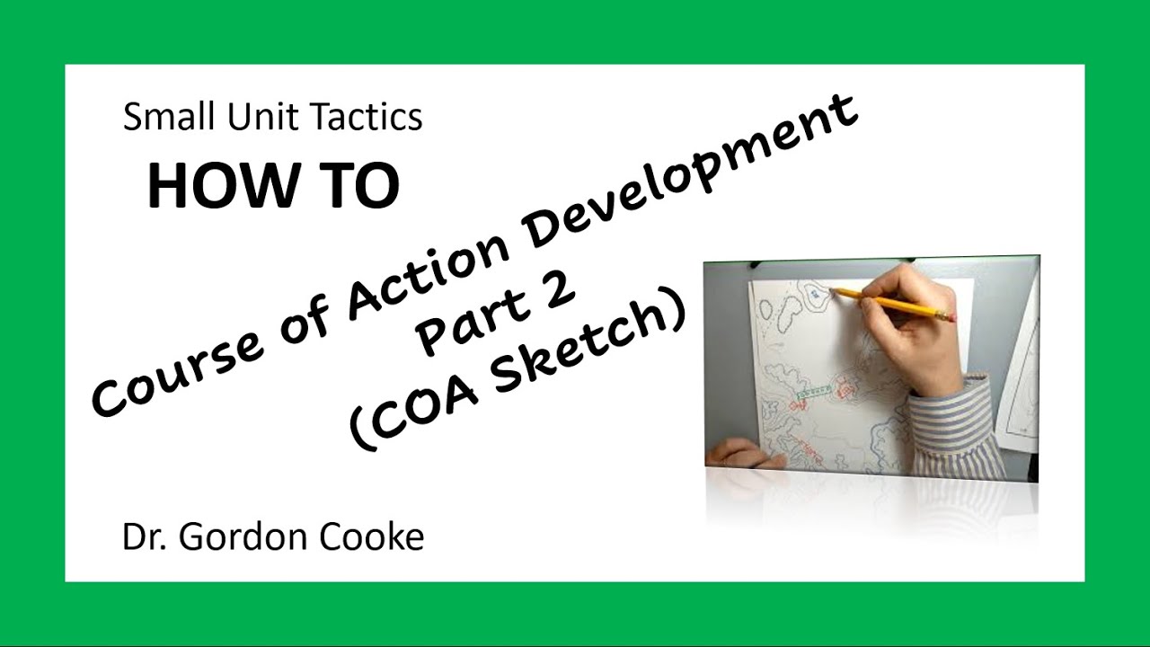 AGADAP Example Walk-through Part 2: COA Sketch