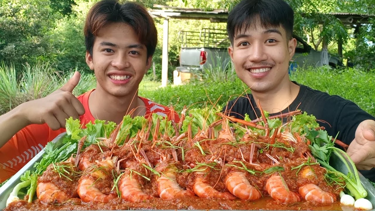 กุ้งราดพริกรสเด็ด ไม่เผ็ดไม่เด็ดไม่แซ่บให้เตะเลยเด้อ.