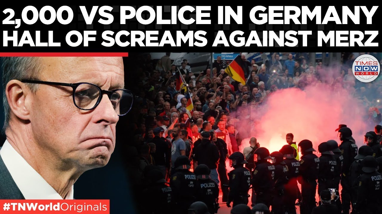 Germany Erupts: 2,000 Protesters Clash With Police in Tübingen | Times Now World