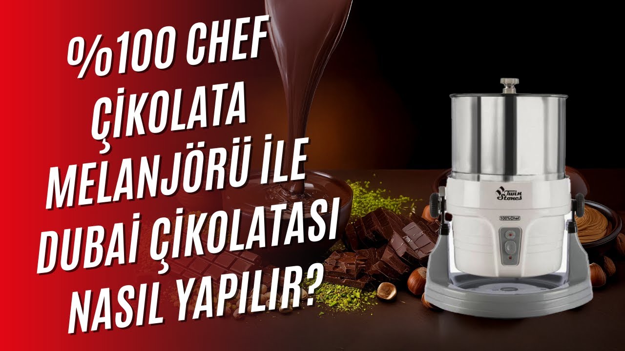 100% Chef 2 Taşlı Islak &Ouml;ğ&uuml;t&uuml;c&uuml; &Ccedil;ikolata Melanj&ouml;r&uuml; | Dubai &Ccedil;ikolatası Yaptık!