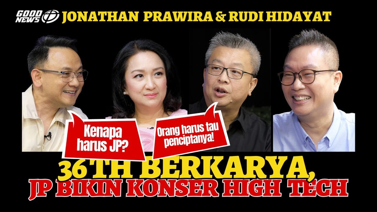 JONATHAN PRAWIRA 36THN BERKARYA BIKIN KONSER HIGH TECH #jonathanprawira #rudihidayat #konserrohani