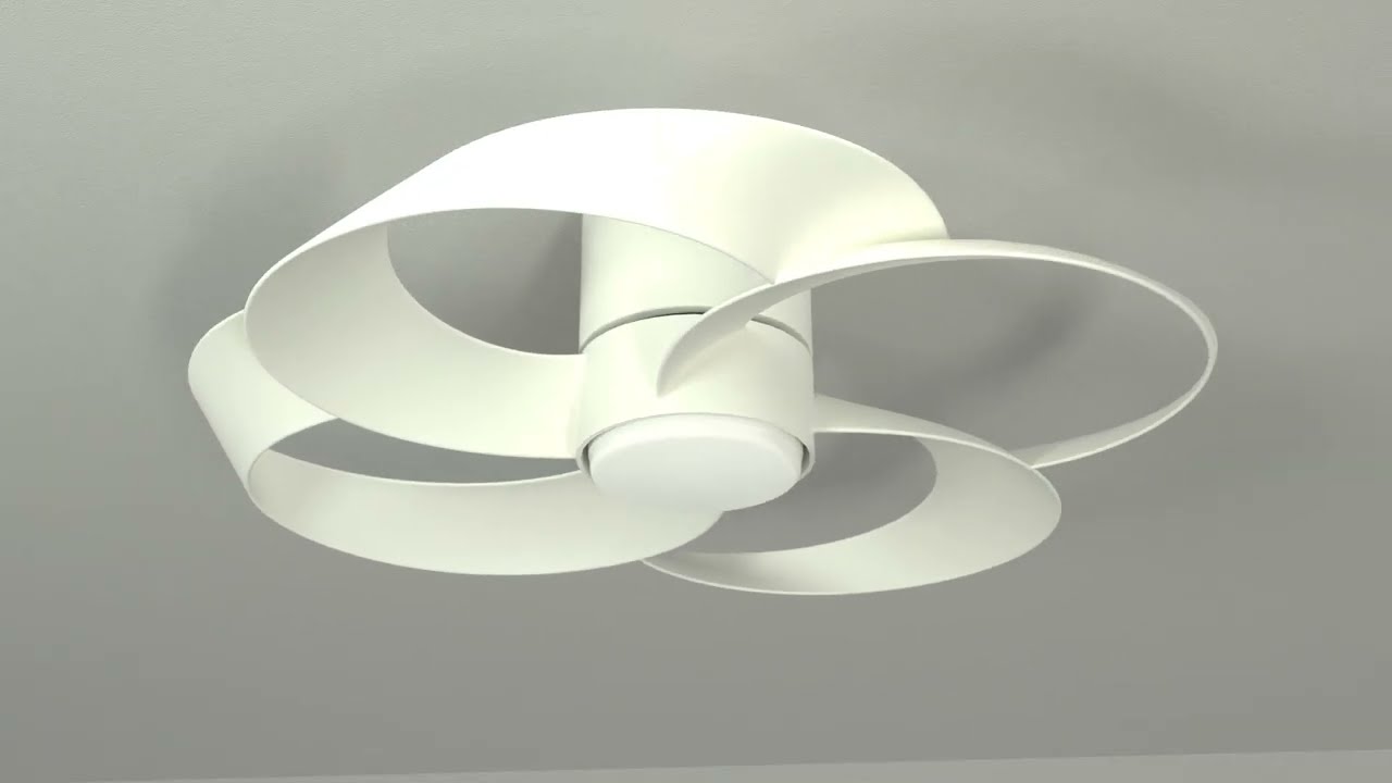 Ventilador de techo Rose DC LED de Mantra. Diseño eficiente y silencioso.