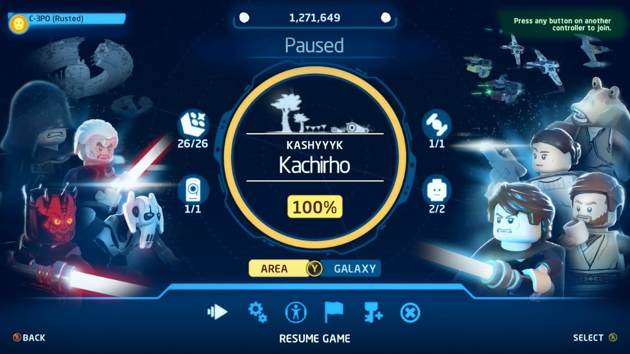 LEGO Star Wars The Skywalker Saga Kachirho 100% Guide (All Collectibles)