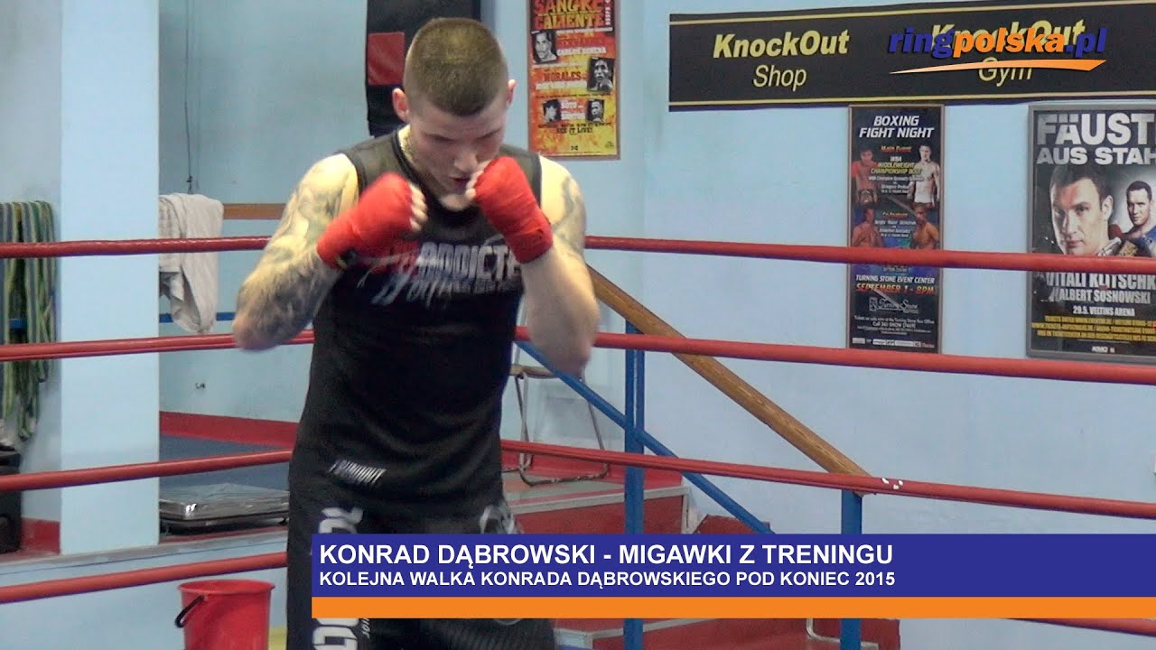 Konrad Dąbrowski - migawka z treningu