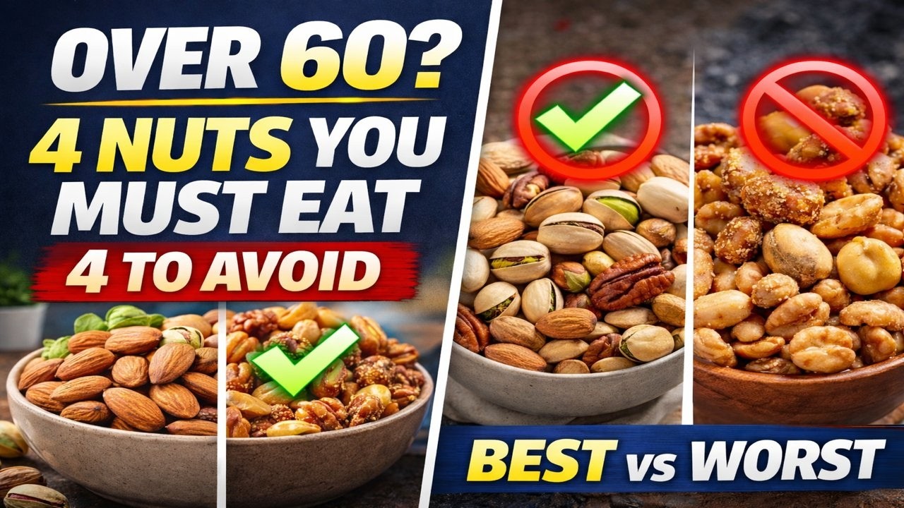 Over 60? 4 Nuts You MUST Eat & 4 You Should NEVER Touch | Senior Fit Secret