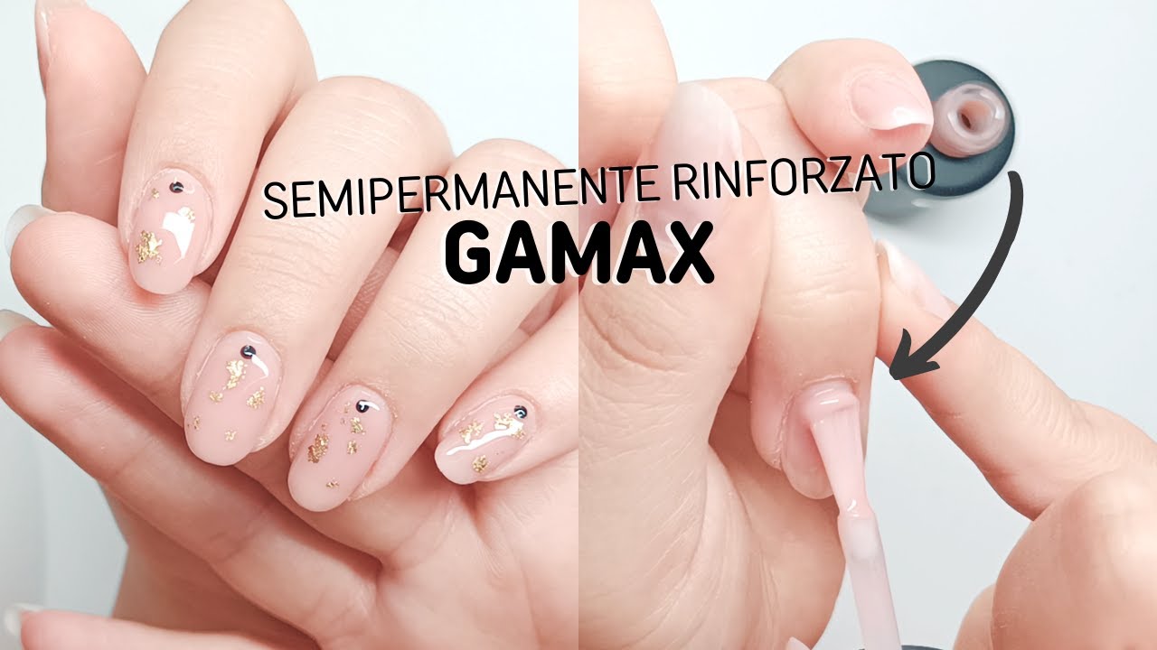 Semipermanente rinforzato con prodotti GAMAX | desmynails