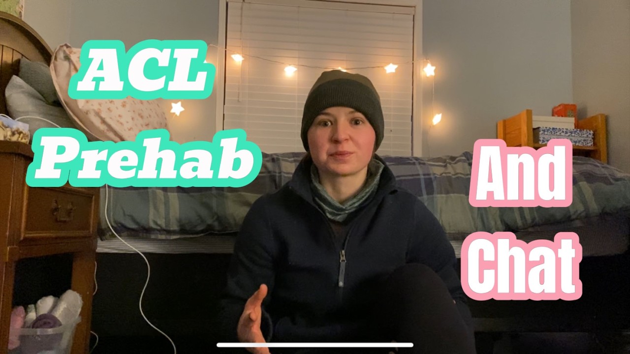 Quick Prehab & Chat Before Surgery Tomorrow😳 #aclinjury #aclreconstruction  #acl