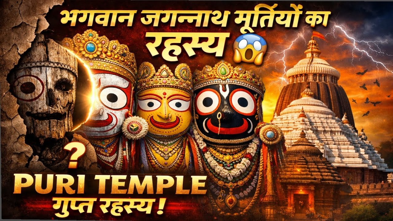 Jagannath murtiyon ka Rahasya|Jagannath temple|Puri Temple|#mystery #jagannath #hindu