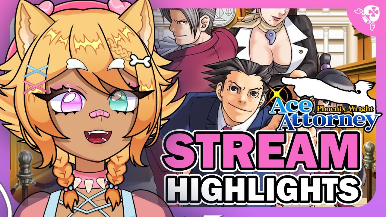 Vtubers simping over Ace Attorney character [STREAM HIGHLIGHTS]