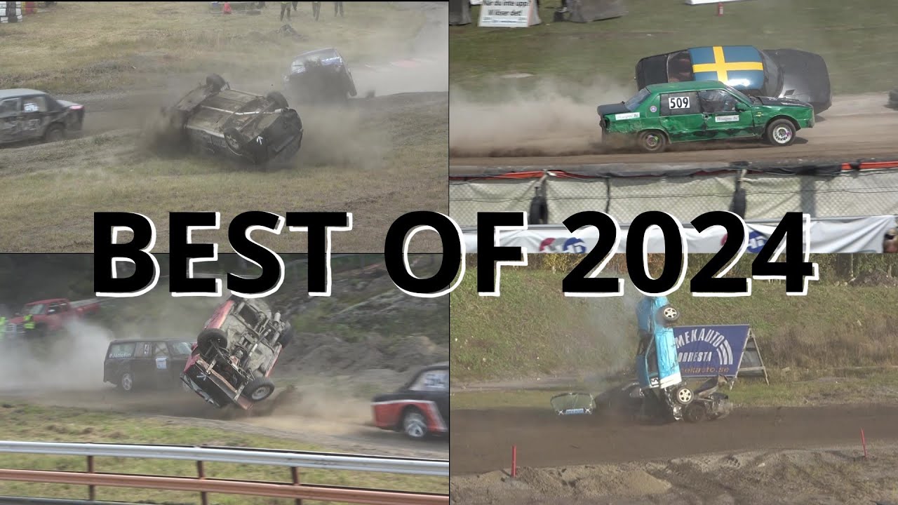 Best Of 2024! 90 + Rullningar och Krasher