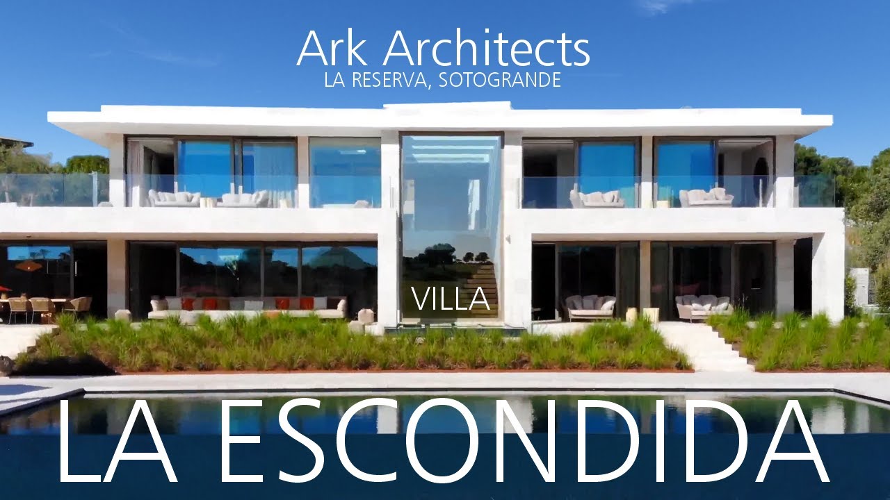 Villa La Escondida by ARK Architects. Designed to create unforgettable memories. Sotogrande.