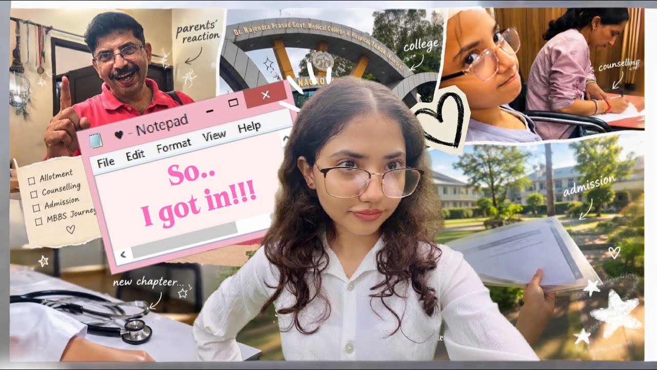 I GOT MY MBBS COLLEGE! 🥹 | Allotment Day, Counselling & Admission Vlog