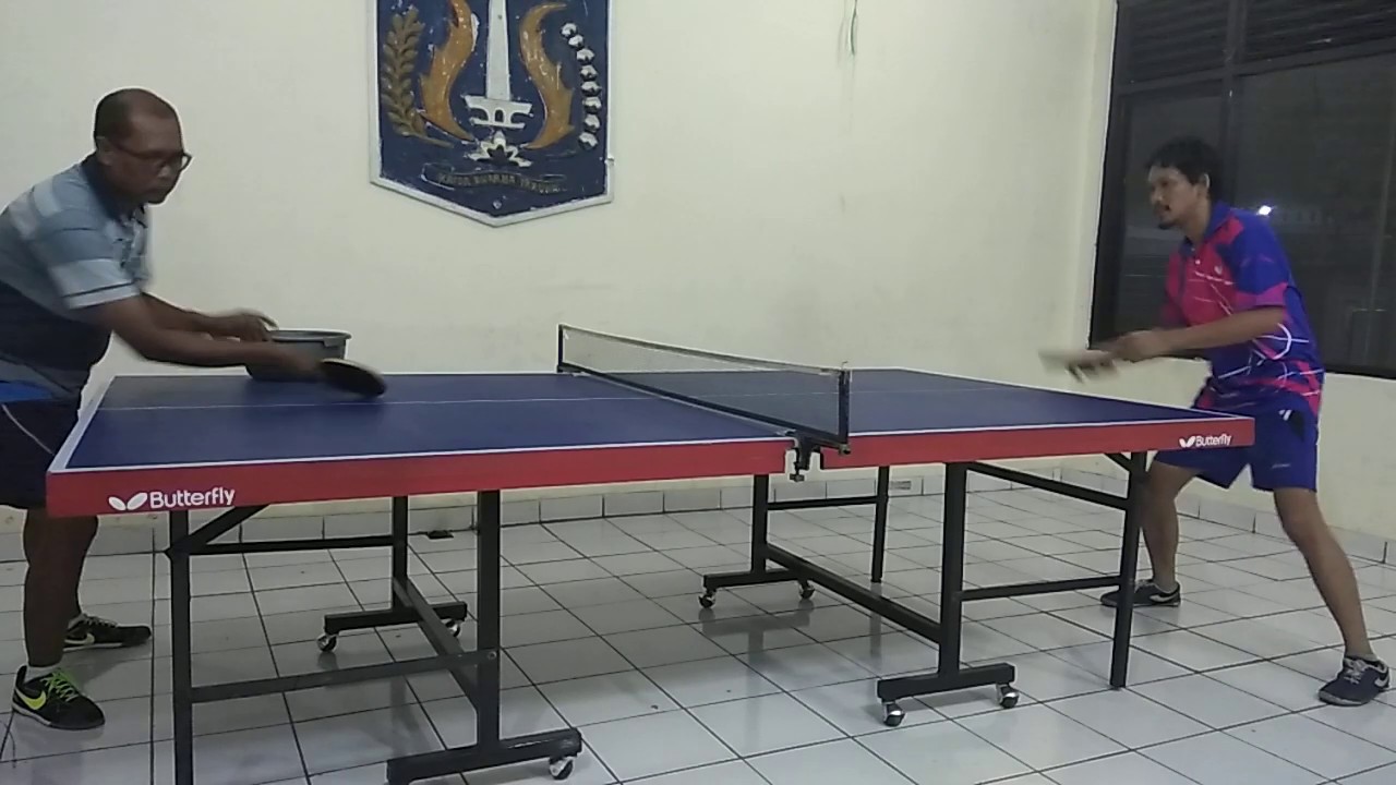 Tes Spin Kayu Kosaka+Karet Yinhe Mercury