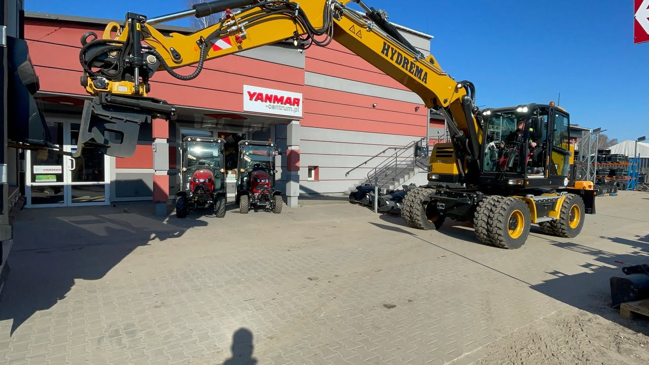 Koparka kołowa z widłami … Hydrema Mx18G … czy to możliwe