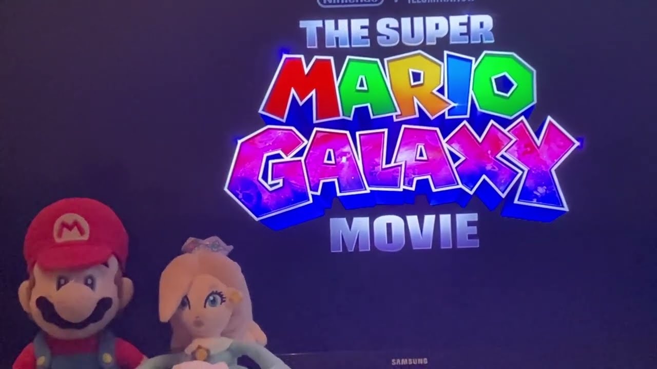Mario and Rosalina reacts to the super Mario galaxy movie trailer 