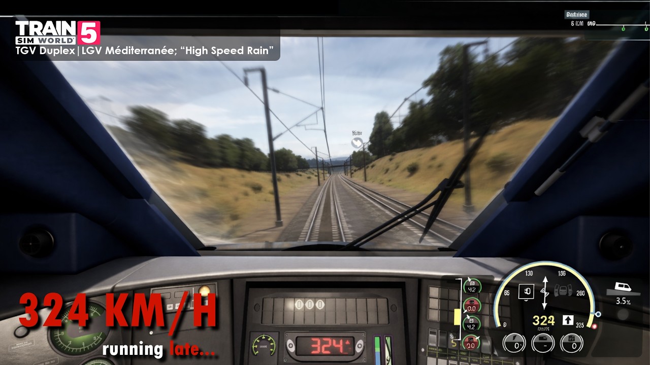 TGV Duplex High Speed Run (320 km/h+) | Avignon – Marseille | LGV Méditerranée | Train Sim World 5